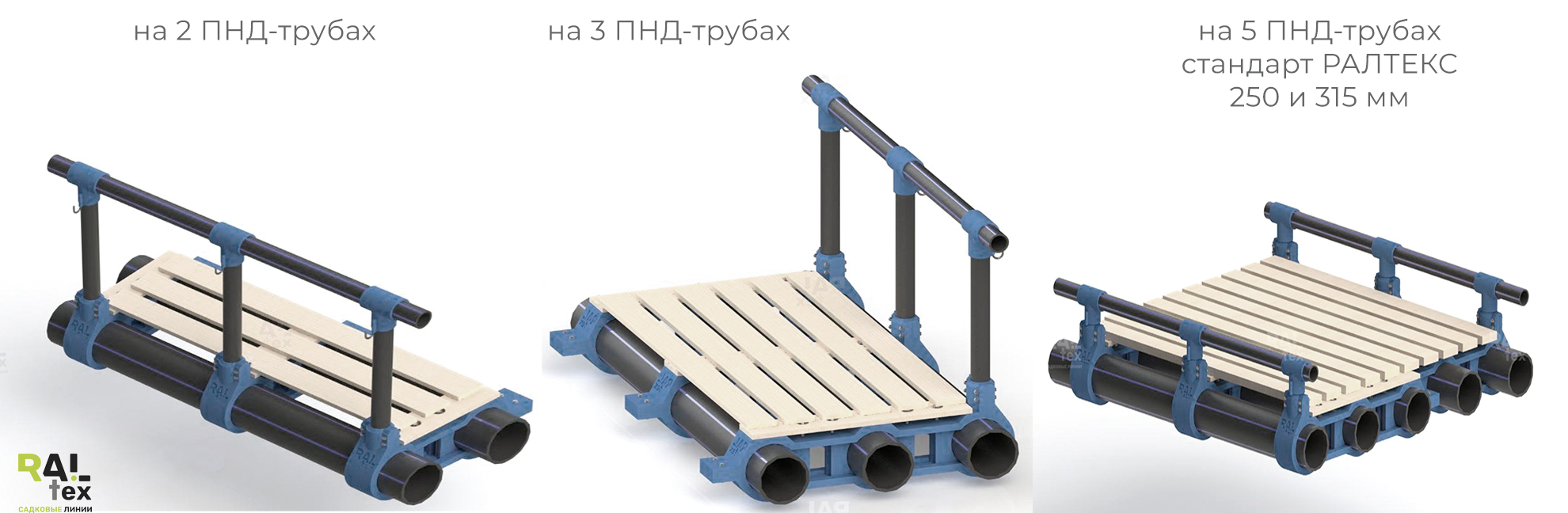 Мостки на трубах