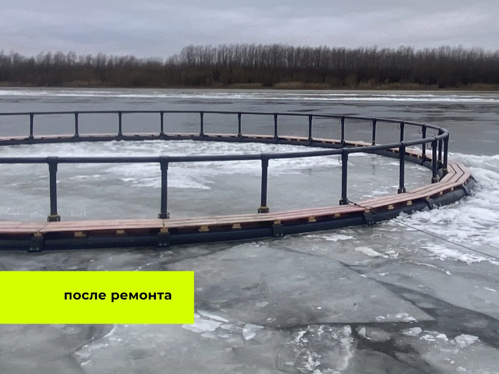 Ремонт садков после